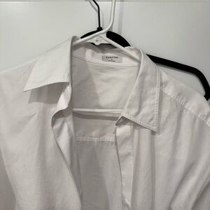 Aritzia Babaton white button down women’s shirt
